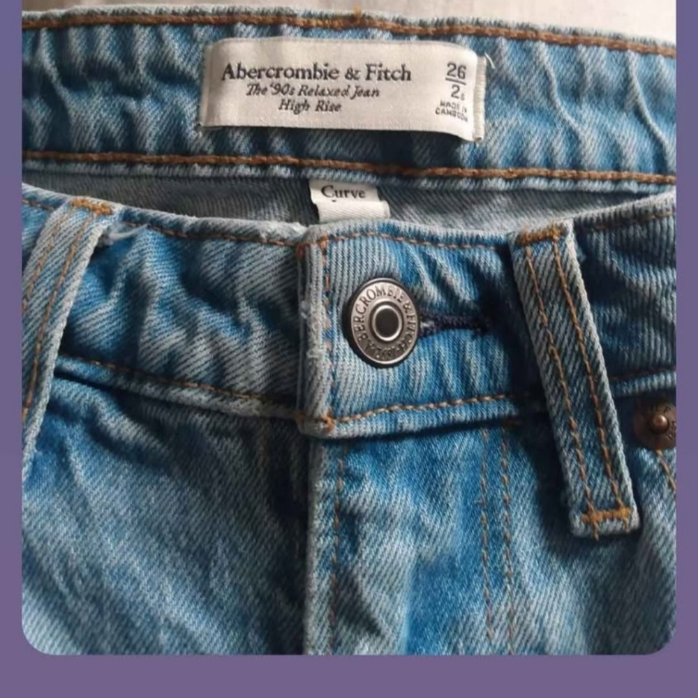 Abercrombie & Fitch Light Blue High Rise Jeans